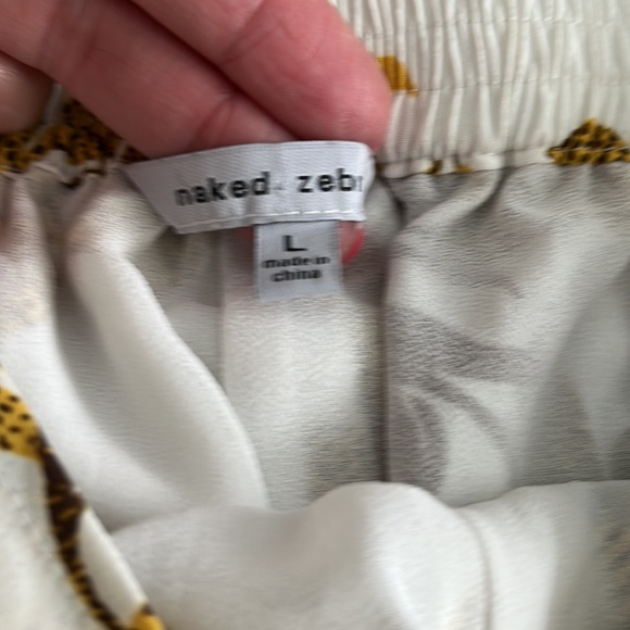 NWOT Naked Zebra short set - Picture 2 of 4